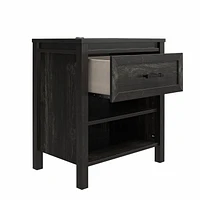 Ameriwood Home Beaumont Nightstand, Black Oak