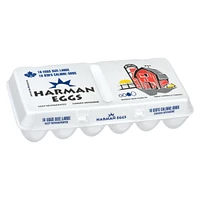 Harman Large White Eggs, 18 Pack