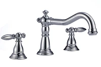 American Imaginations 20.5-in. W Semi-Recessed White Bathroom Vessel Sink Set For 3H8-in. Center Faucet AI-22437