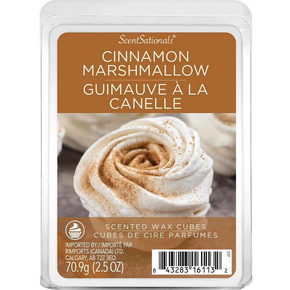 ScentSationals, Scented Wax Cubes - Cinnamon Marshmallow
