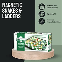 Tradeopia Magnetic Classics – 10 Inch Magnetic Snakes & Ladders, Magnetic Classic Game