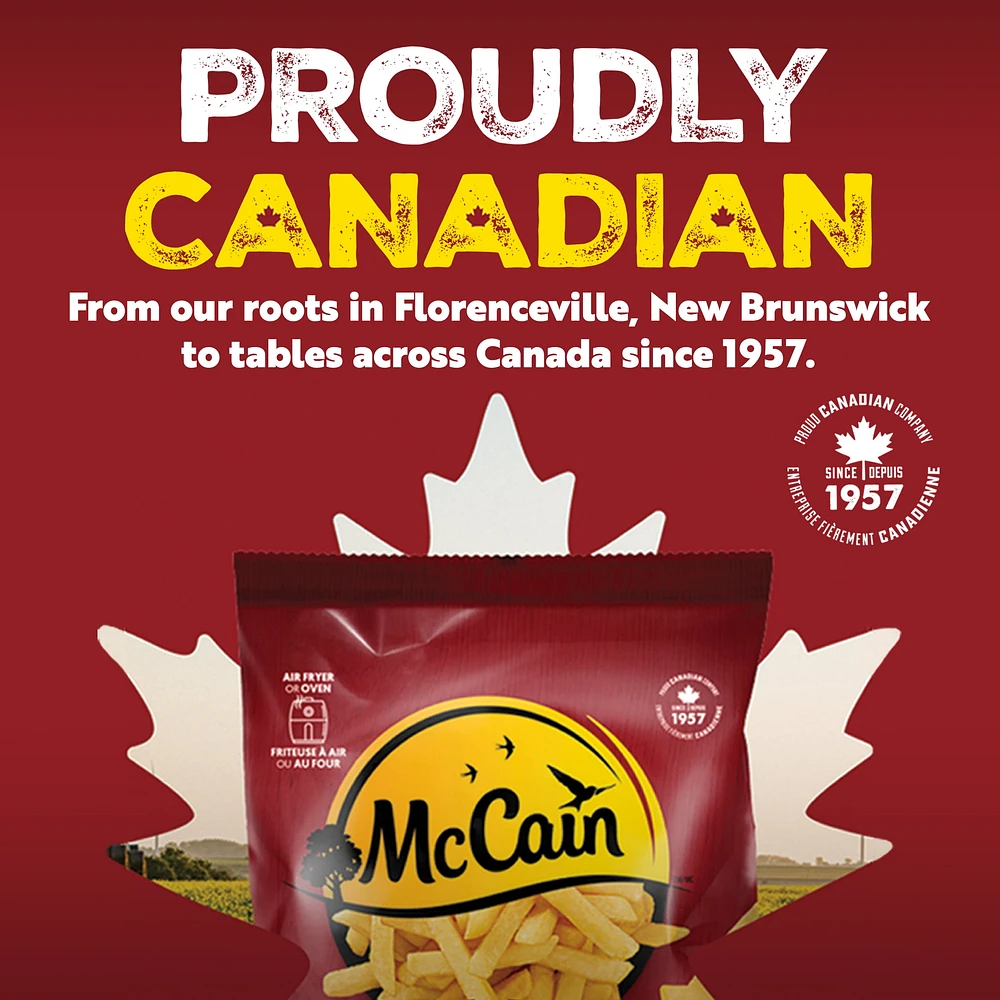 Pizza Pochettesᴹᴰ au pepperoni McCainMD, Fabriqué au Canada à partir d'ingrédients canadiens et importés 3 x 100g