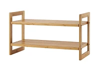 TRINITY Bamboo Shoe Rack - (2 Pack)
