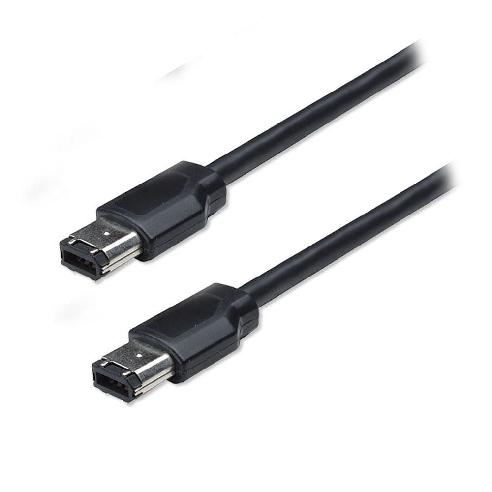 BlueDiamond Firewire 6 Pin 6 Pin Cable - 10ft, Black