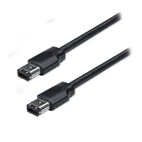 BlueDiamond Firewire 6 Pin 6 Pin Cable - 10ft, Black