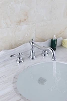 American Imaginations 20.5-in. W Semi-Recessed White Bathroom Vessel Sink Set For 3H8-in. Center Faucet AI-22437