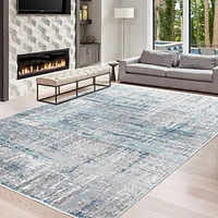 ECARPET Lucca Grey Rug 5'3" x 7'3"