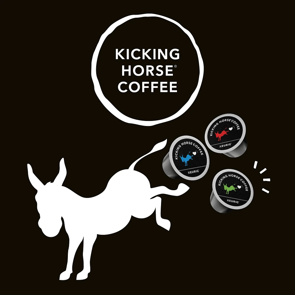 Kicking Horse Three Sisters, Medium Roast, K-Cup Coffee Pods, 10 Count, 10 Count