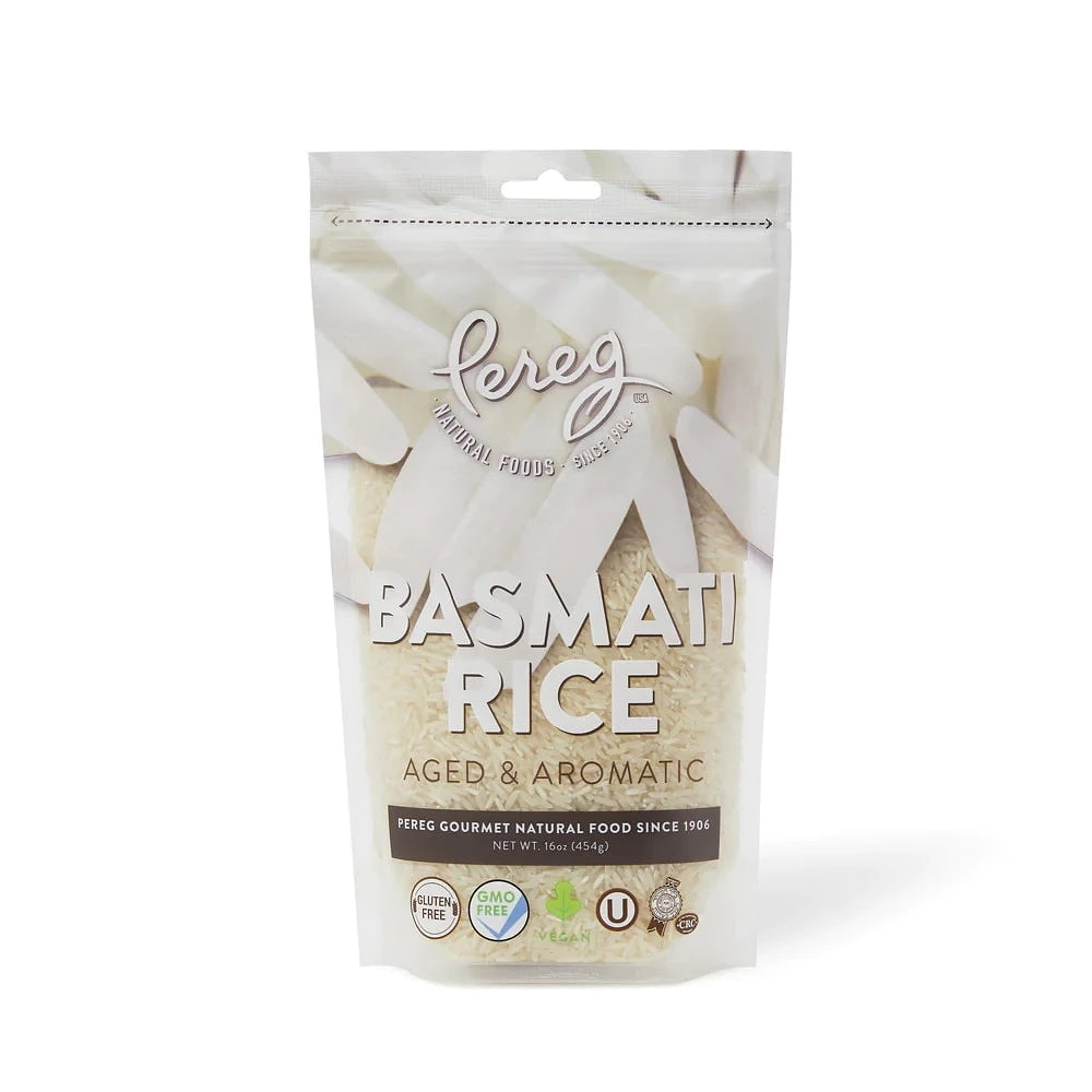 RICE BASMATI WHITE, Pereg Basmati Basmati White rice all natural, gluten free