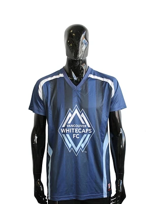 T-shirt en polyester Vancouver FC de la MLS pour hommes à manches courtes