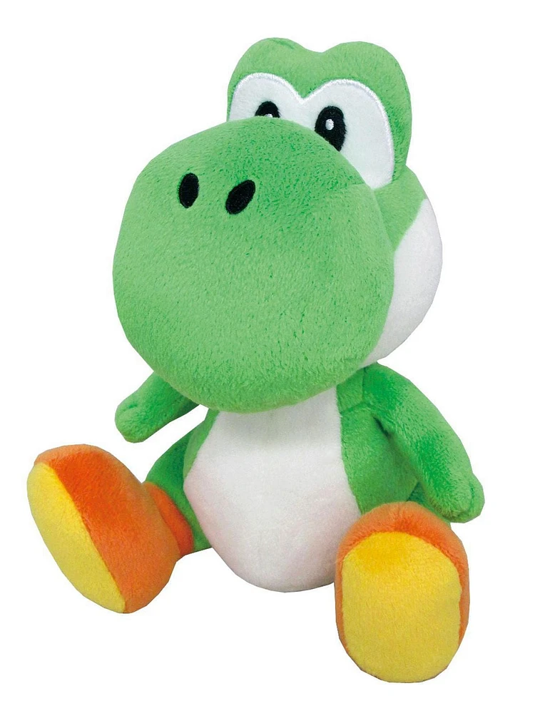 Green Yoshi 8" Plush, Little Buddy Nintendo Plush Toys
