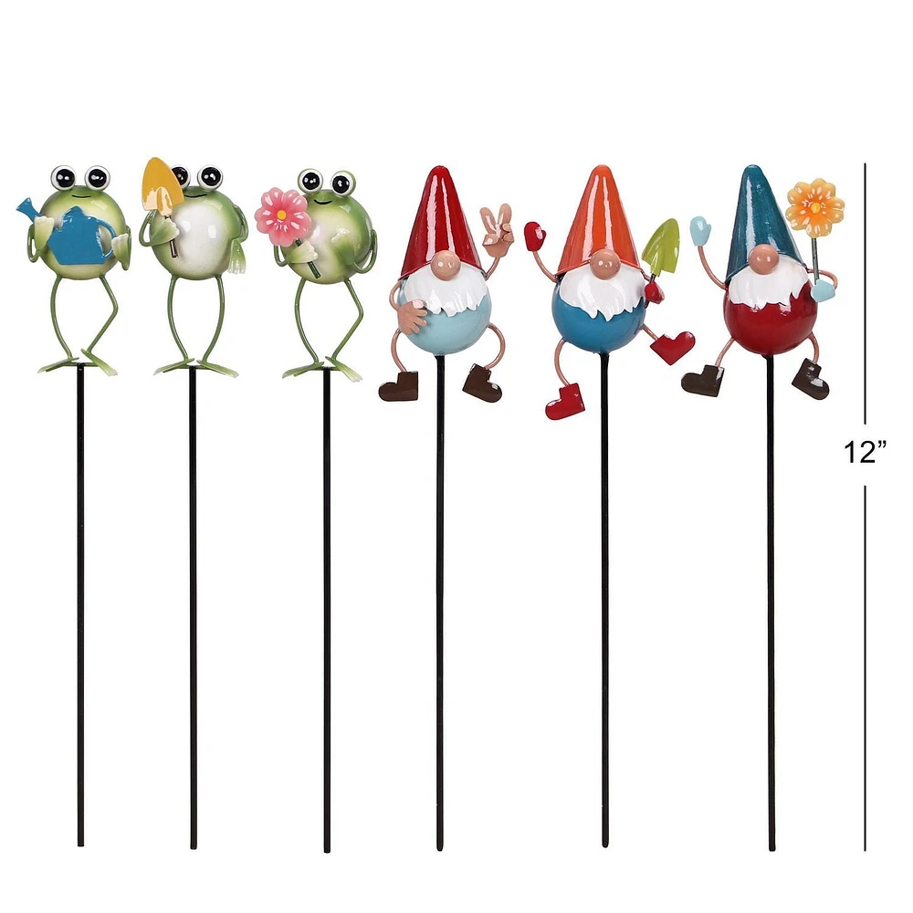 HOMETRENDS FROG W/FLOWER