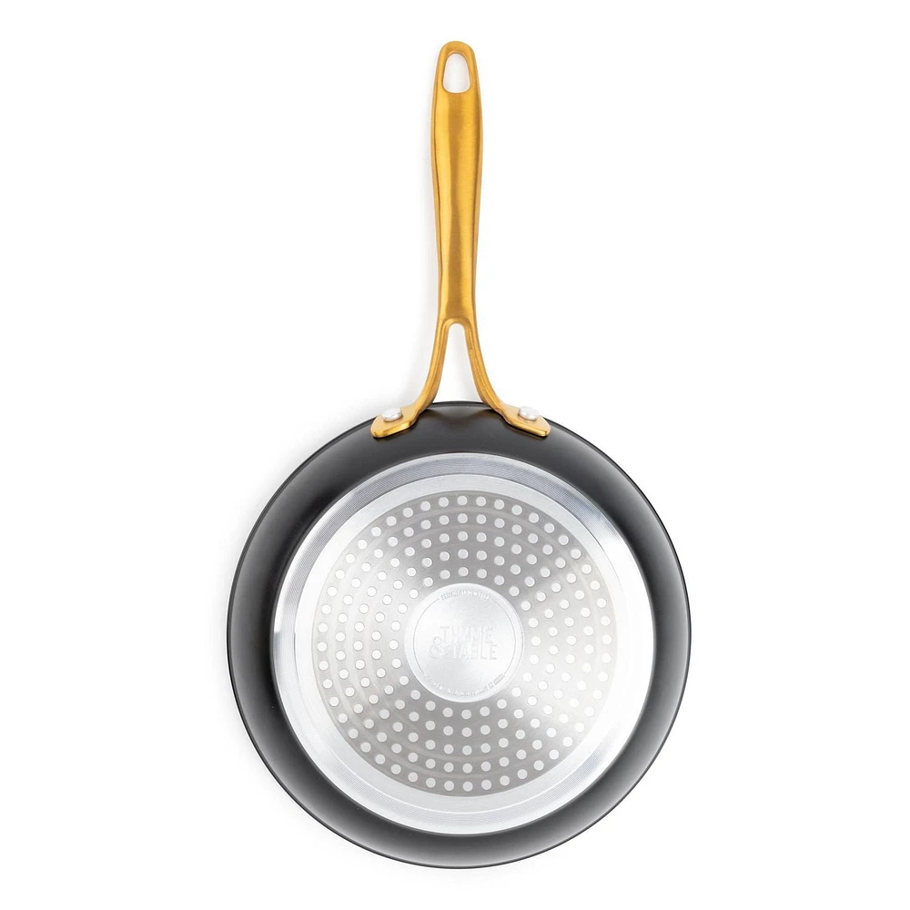 Thyme & Table Poêle à frire antiadhésive 20,3 cm Doré batterie de cuisine