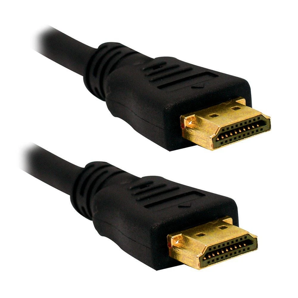 Bluediamond Câble HDMI haute vitesse avec Ethernet - HDMI v1.4, 5 Gbps, mâle à mâle, noir, 19 broches - 35 pieds