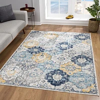 Rug Branch Savannah Collection Modern Floral Area