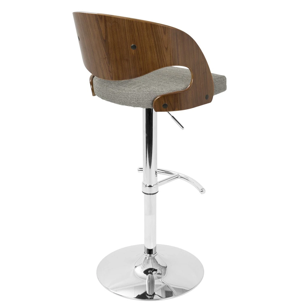 Pino Mid-Century Modern Barstool by LumiSource