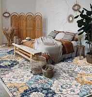 Rug Branch Savannah Collection Modern Floral Area