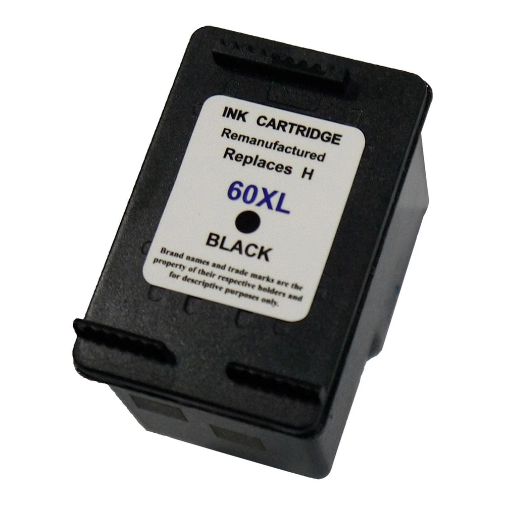 L-ink Compatible HP 62XL High Yield Black Ink Cartridge (C2P05AN)