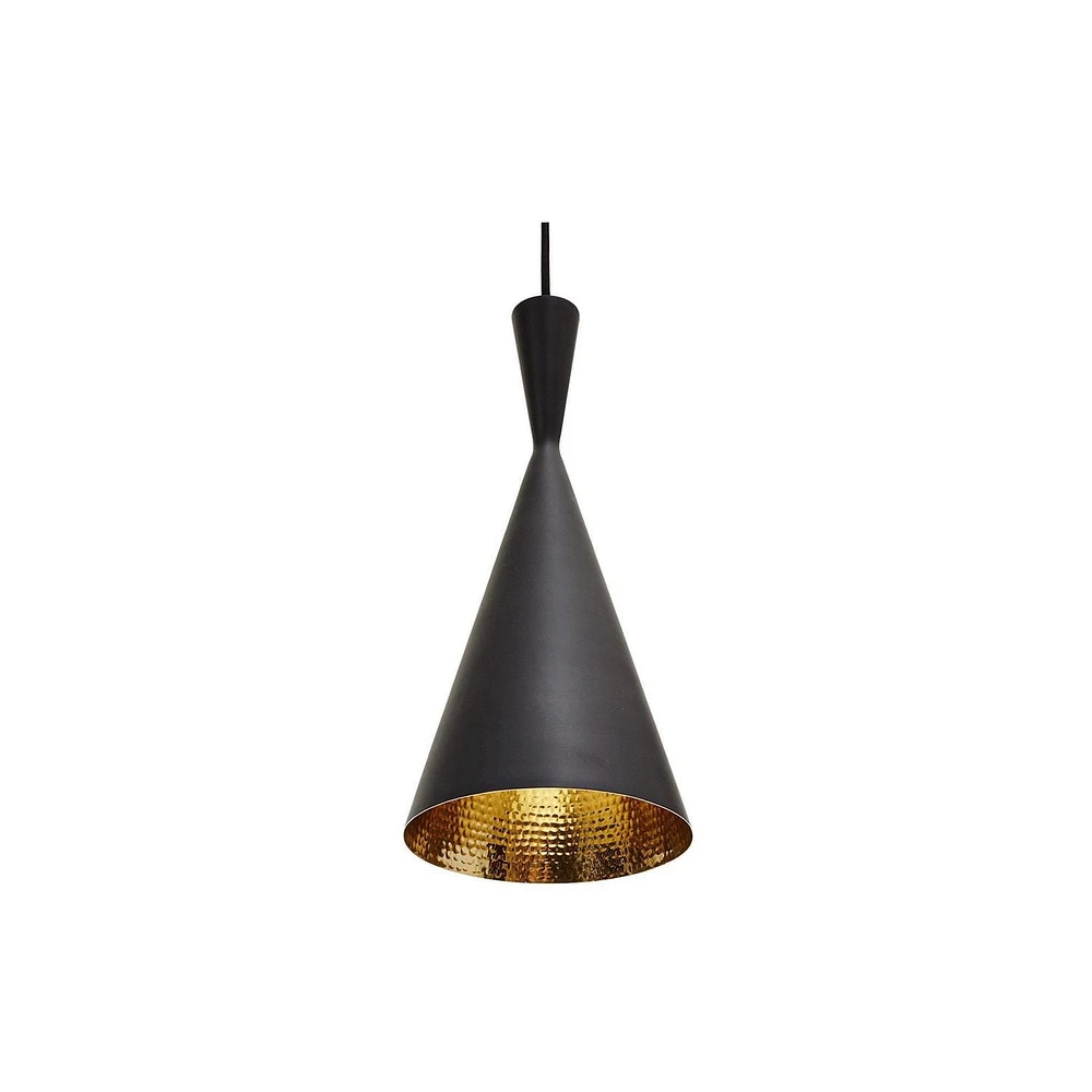Plata Décor - CAROL 2 - Modern Black and Gold Style Pendant