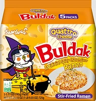 Samyang – Spicy Chicken Buldak Noodle (Four Cheese) 145g x 5
