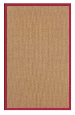 Tapis Athena liège et rouge de 8 pi x 10 pi 1 po