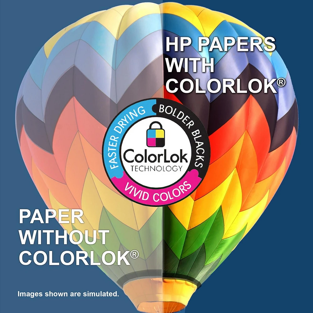 Papier pour imprimante HP Multipuprose20 8.5" x 11", 20lb, 1 rame