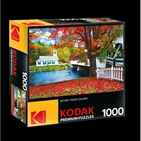 Kodak 1000pc Puzzle - Pont traversant la rivière à l'église, Stark, New Hampshire (Anglais seulement)