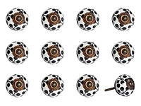 KNOB-IT VINTAGE HANDPAINTED CERAMIC KNOBS (12-Pack) K000024
