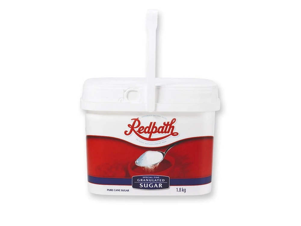 Contenant Réutilisable et Recyclable avec Sucre Granulé Redpath