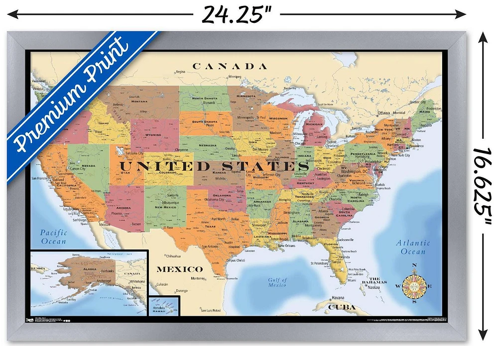 Carte - États-Unis