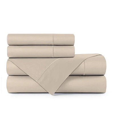 Johnson Home - Ensembles de draps en coton peigné 300 TC