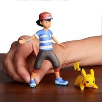 Pokemon - 4.5" Ash with 2" Pikachu Battle Action Figure