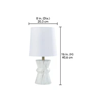 Lampe de table HOMETRENDS 40,6 cm, faux marbre