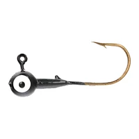 Eagle Claw WBH38-4 Ball Head Jig, 3/8oz, 10pk, BLACK
