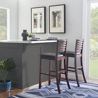 Moore Ladder Back Bar Stool