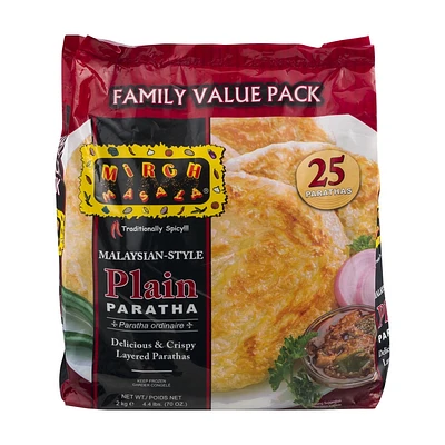 PLAIN PUFF PARTHA 25 - FRENCH MIRCH MASALA SNACK MM FAMILY PACK