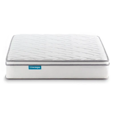 Linenspa Dreamer 8 Inch Gel Memory Foam Hybrid Mattress, King Size