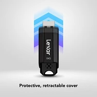 Lexar® 64 GB JumpDrive® S80 USB 3.1 Flash Drive, 64GB JumpDrive USB