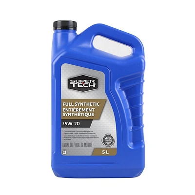 Huile moteur Super Tech 100% synthétique 5W20 5L