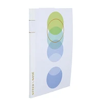 Carnet de notes, Noté par la marque Post-it®, spectre circulaire et couleurs froides, 5,75 x 8,5 po, 120 pages Carnet de notes NTD-N58-CCS-EF