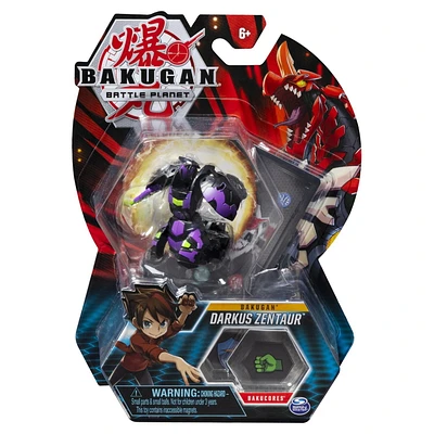 Bakugan, Darkus Zentaur, 2-inch Tall Collectible Action Figure and Trading Card, for Ages 6 and Up