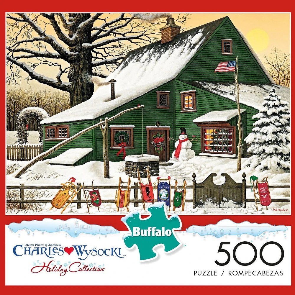 Buffalo Games Americana Cocoa Break at The Copperfields 500 Piece Jigsaw Puzzle