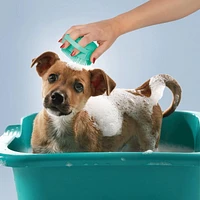 Perfect Solutions Brosse Nettoyante Pour Animal Avec Distributeur De Shampooing