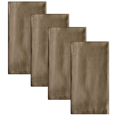 Ensemble de 4 serviettes en coton Casual Classic vert