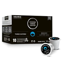 Kicking Horse Three Sisters, Medium Roast, K-Cup Coffee Pods, 10 Count, 10 Count