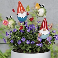 HOMETRENDS FROG W/FLOWER