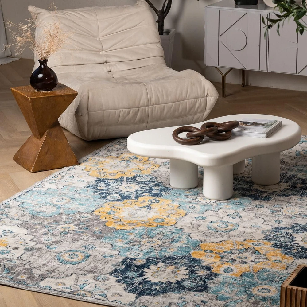 Rug Branch Savannah Collection Modern Floral Area