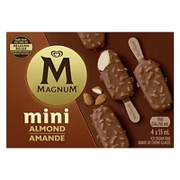 Magnum Mini Almond Ice Cream Bar, 4 x 55 mL