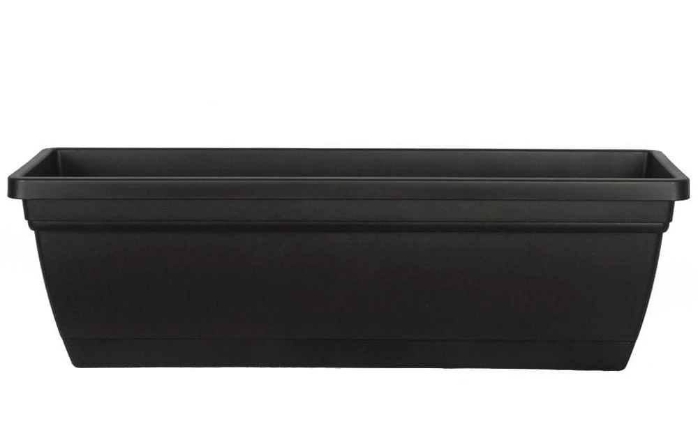 24" self water windowbox - BLK
