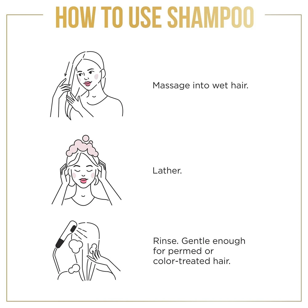 Shampooing Pantene Nutrient Blends Éclat hydratant Baobab + hyaluronique sans sulfate 440 mL